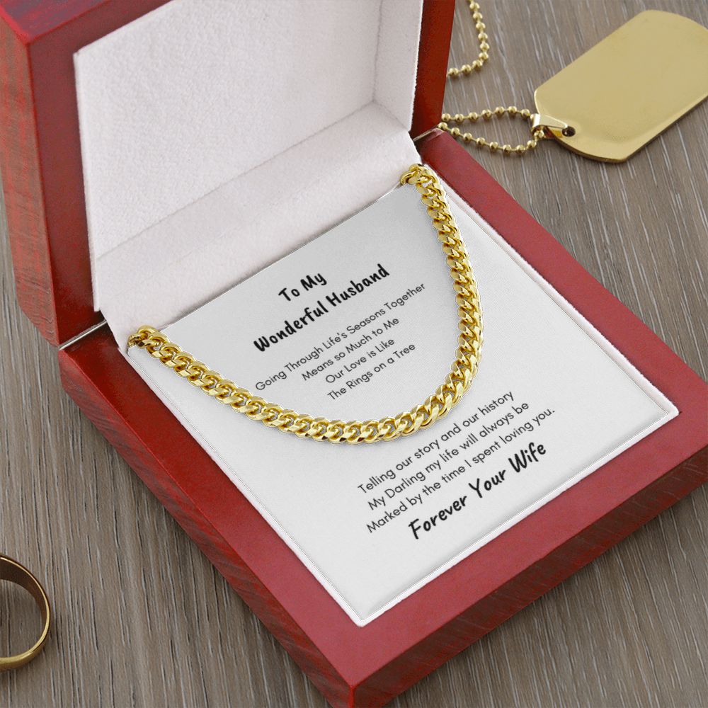 To My Wonderful Husband | Rings On A Tree