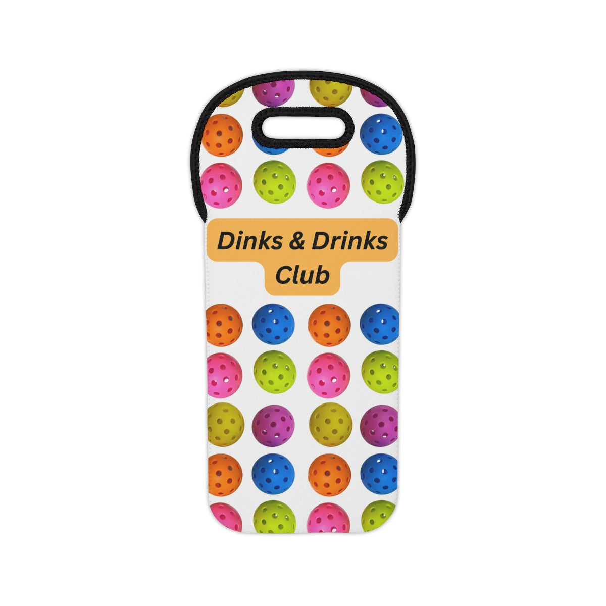 Pickleball Dinks & Drinks Club Wine Tote Bag Gift