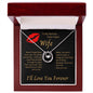 To My Bad Ass Trash Talkin' Wife | Lucky In Love Necklace
