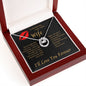 To My Bad Ass Trash Talkin' Wife | Lucky In Love Necklace