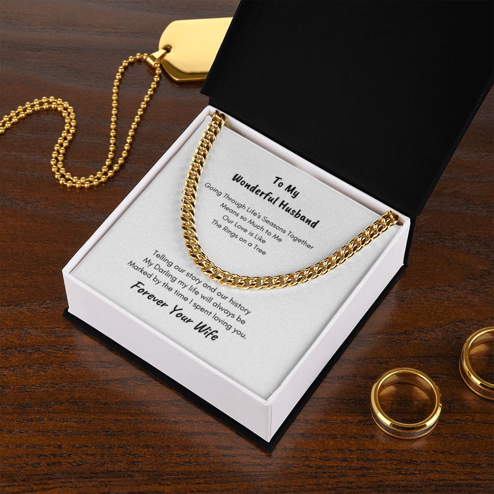 To My Wonderful Husband | Rings On A Tree