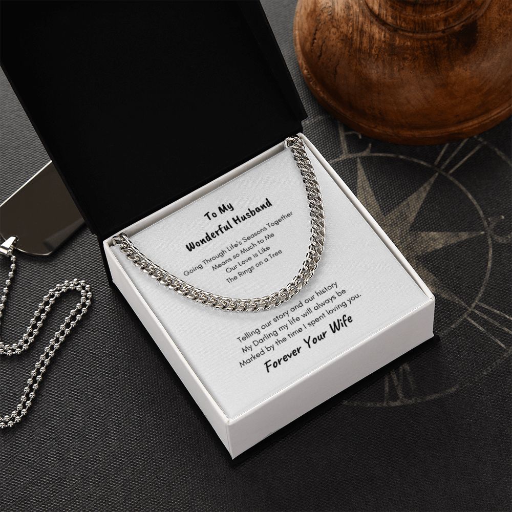 To My Wonderful Husband | Rings On A Tree