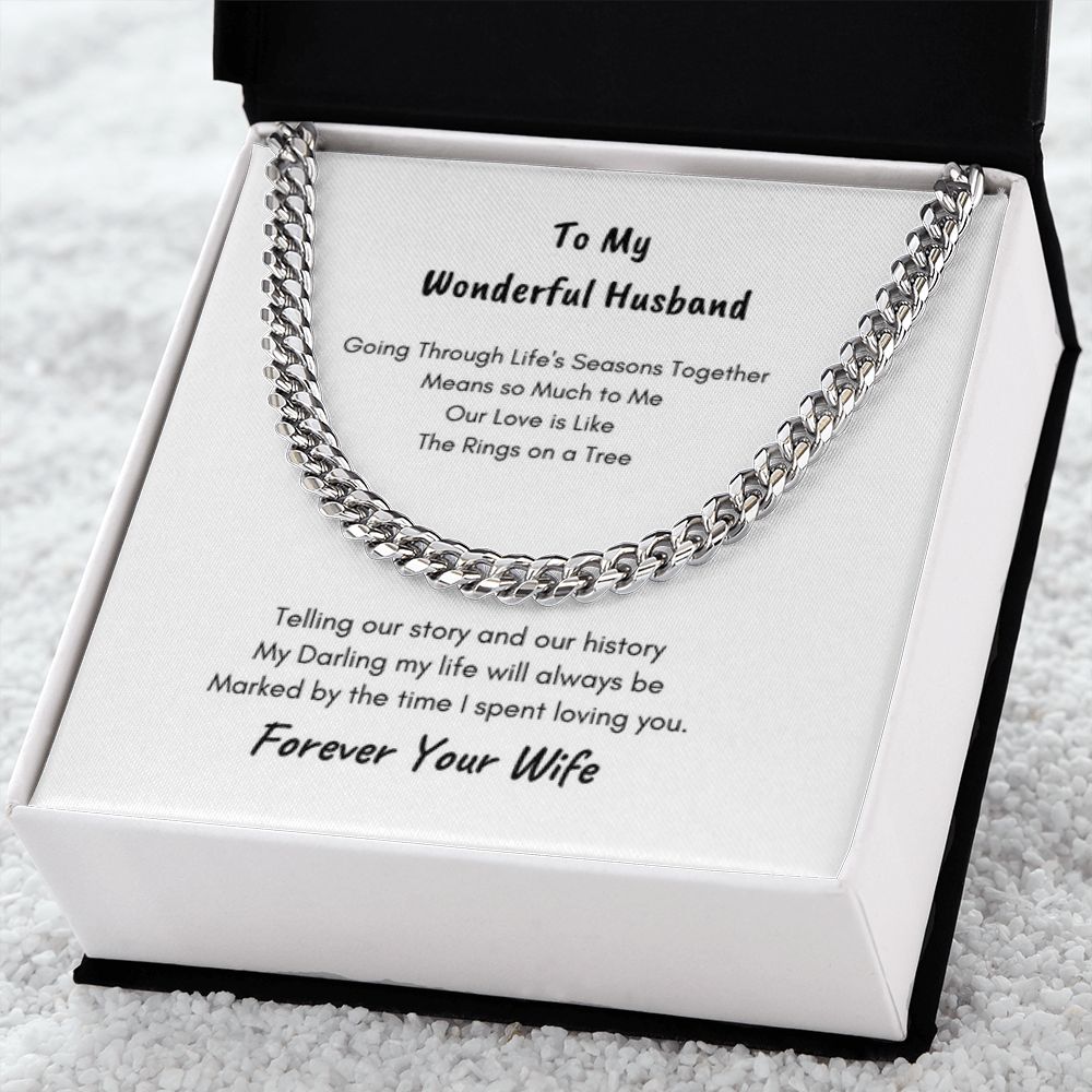 To My Wonderful Husband | Rings On A Tree
