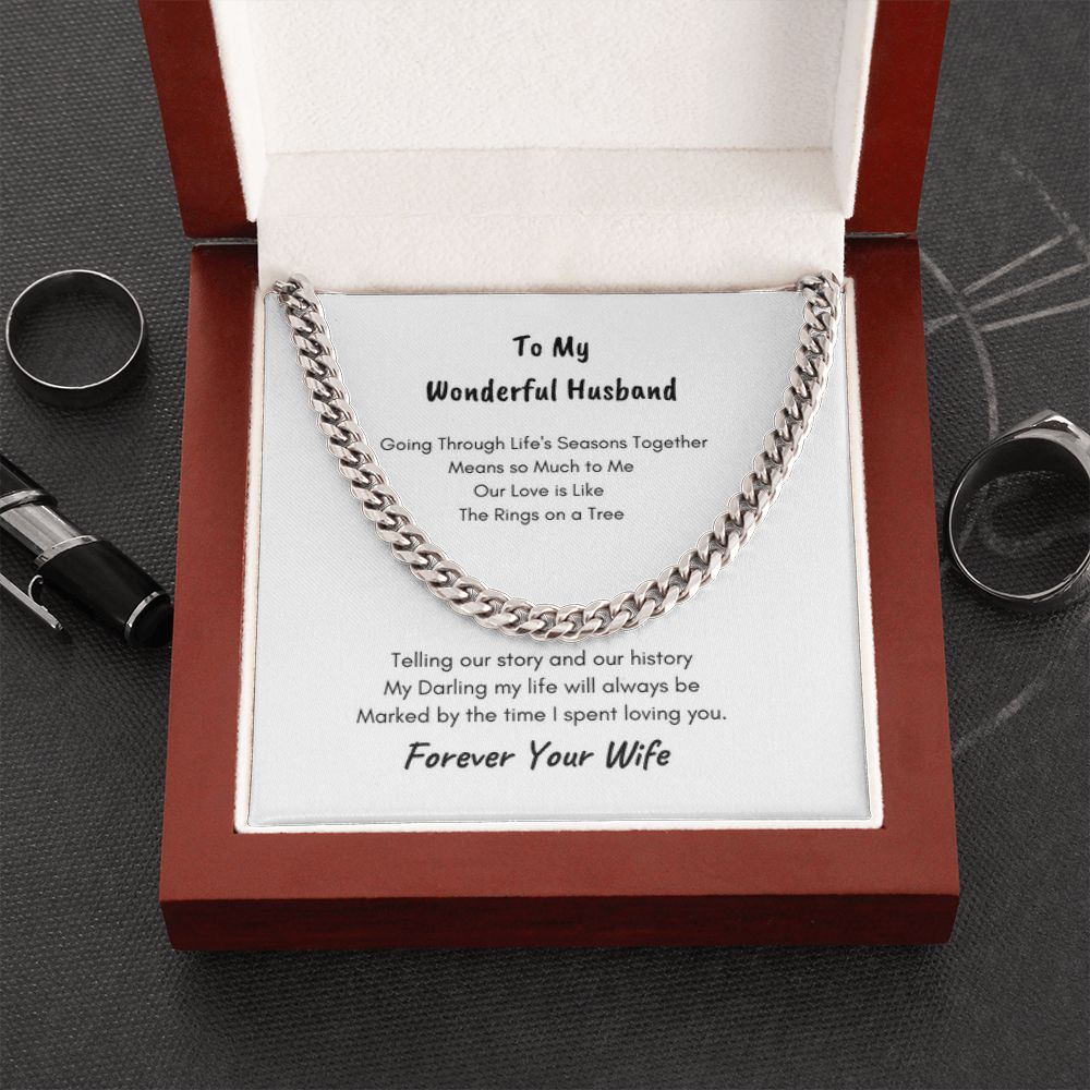 To My Wonderful Husband | Rings On A Tree