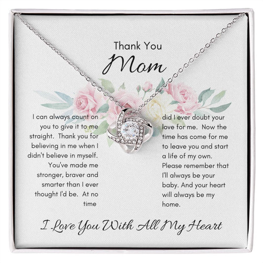 Thank You Mom | Love Knot Necklace